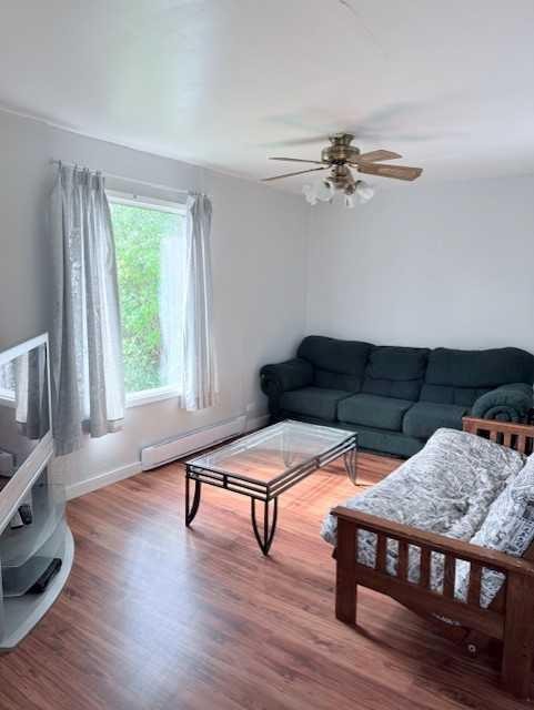 5040 51 Street, Hardisty, AB - Indoor Photo Showing Living Room