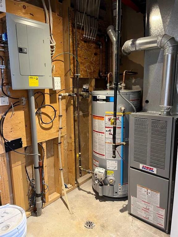 65 Leung Place, Blackfalds, AB - Indoor Photo Showing Basement