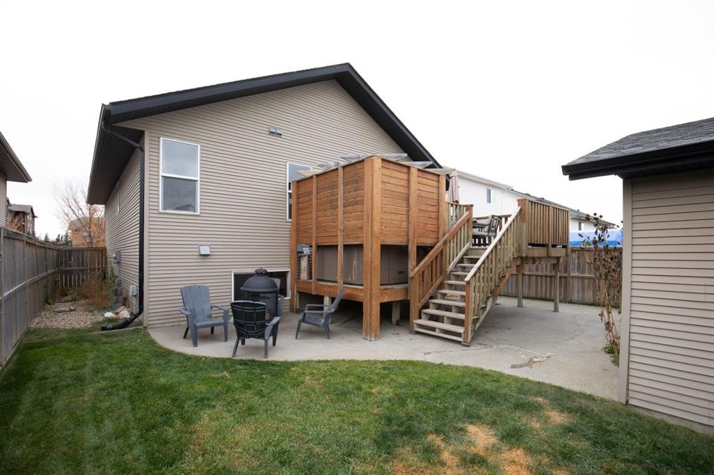 56 Ironstone Drive, Red Deer, AB - Outdoor With Deck Patio Veranda With Exterior