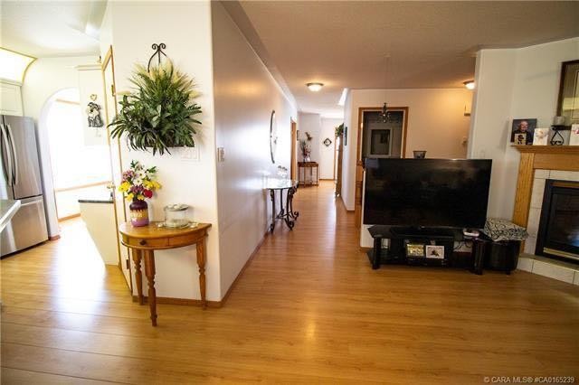 49210 B Range Road 162, Holden, AB - Indoor Photo Showing Other Room With Fireplace