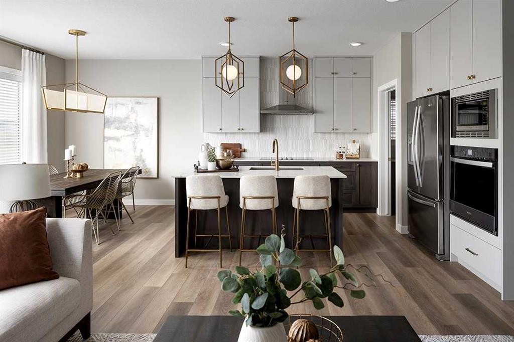 80 Ambledale Crescent Nw, Calgary, AB - Indoor Photo Showing Kitchen With Upgraded Kitchen