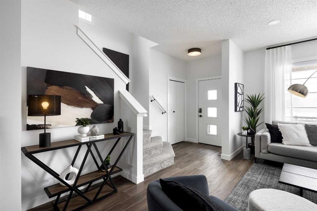 2093 Cornerstone Boulevard Ne, Calgary, AB - Indoor Photo Showing Living Room