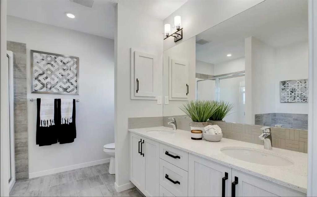 89 Creekstone Grove Sw, Calgary, AB - Indoor Photo Showing Bathroom