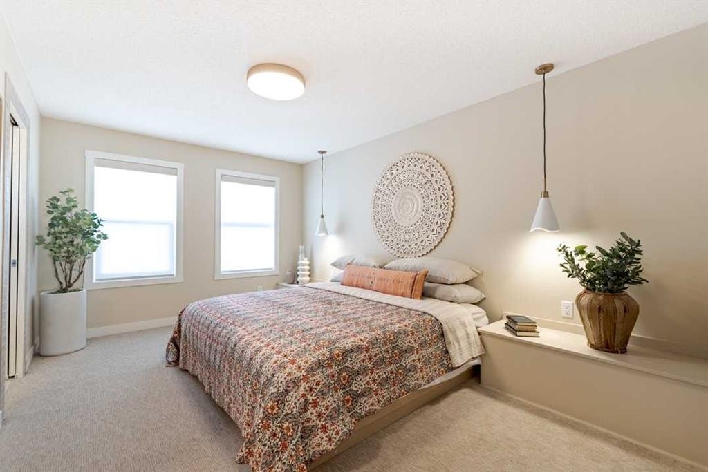 58 Drystone Way Nw, Calgary, AB - Indoor Photo Showing Bedroom