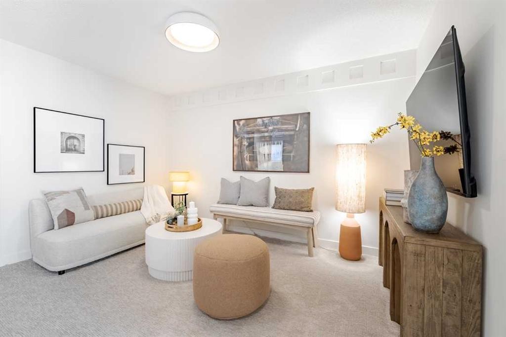 58 Drystone Way Nw, Calgary, AB - Indoor Photo Showing Living Room