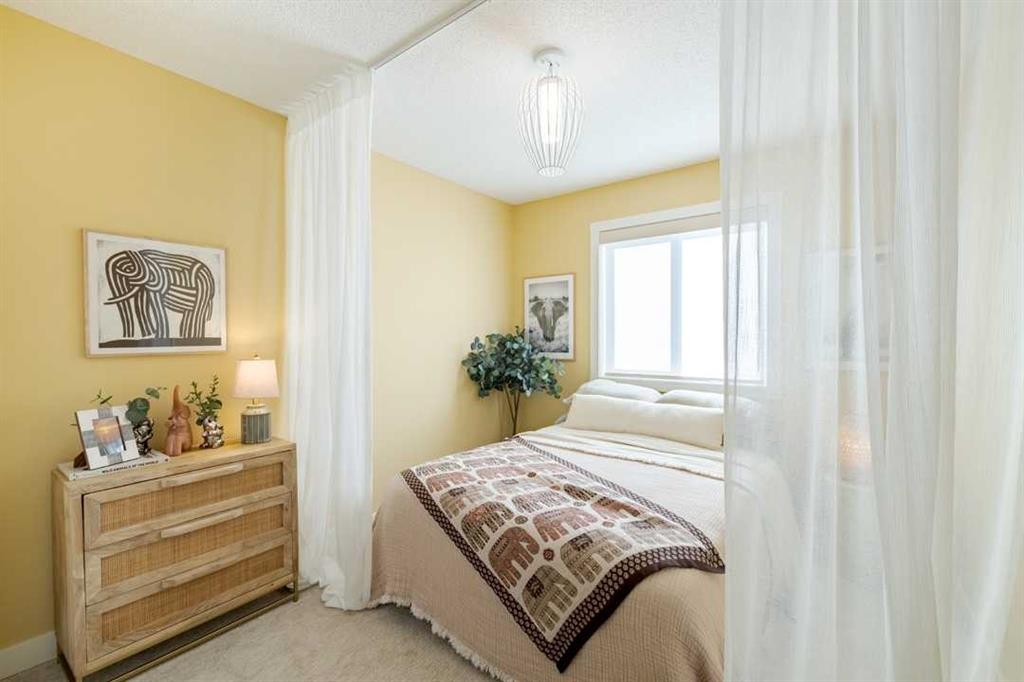58 Drystone Way Nw, Calgary, AB - Indoor Photo Showing Bedroom