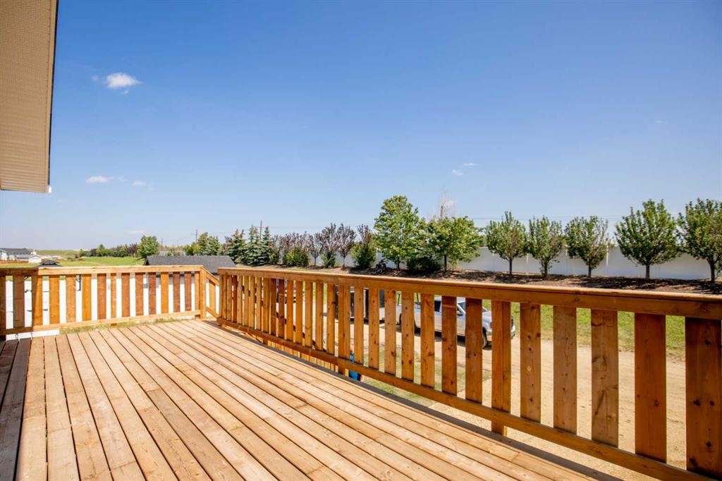 109 Aztec Crescent, Blackfalds, AB - Outdoor With Deck Patio Veranda With Exterior