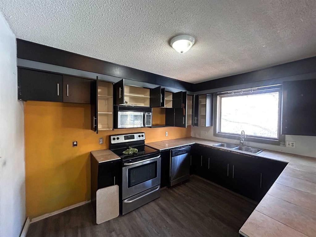 3 Meadowlark Drive, Sedgewick, AB - Indoor Photo Showing Kitchen With Double Sink