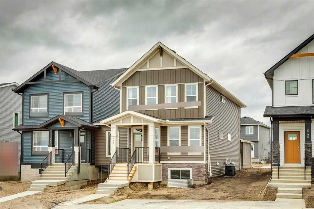 545 Bridgeport Street, Chestermere, AB - Outdoor With Facade