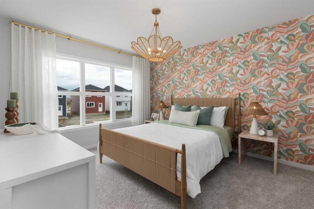 545 Bridgeport Street, Chestermere, AB - Indoor Photo Showing Bedroom