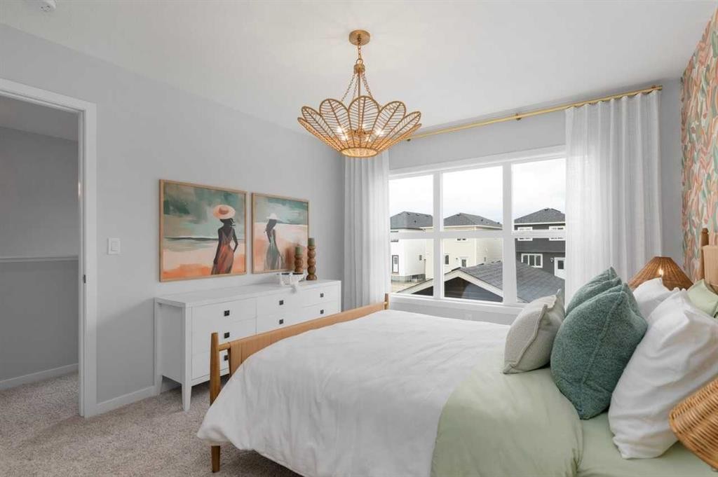 545 Bridgeport Street, Chestermere, AB - Indoor Photo Showing Bedroom