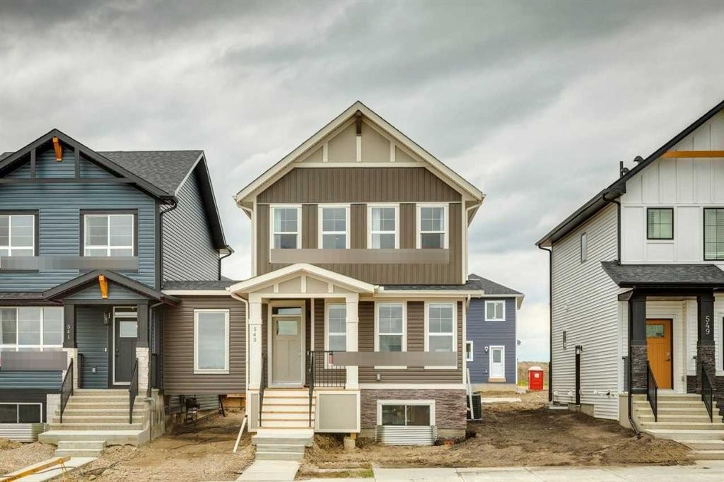 545 Bridgeport Street, Chestermere, AB - Outdoor With Facade