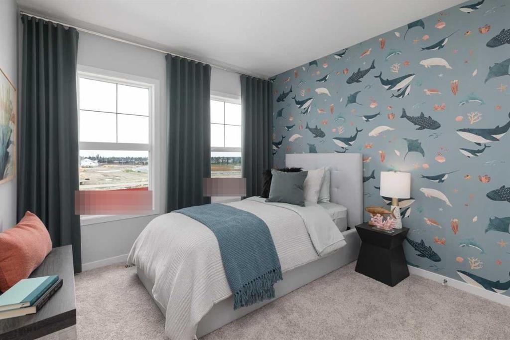 545 Bridgeport Street, Chestermere, AB - Indoor Photo Showing Bedroom