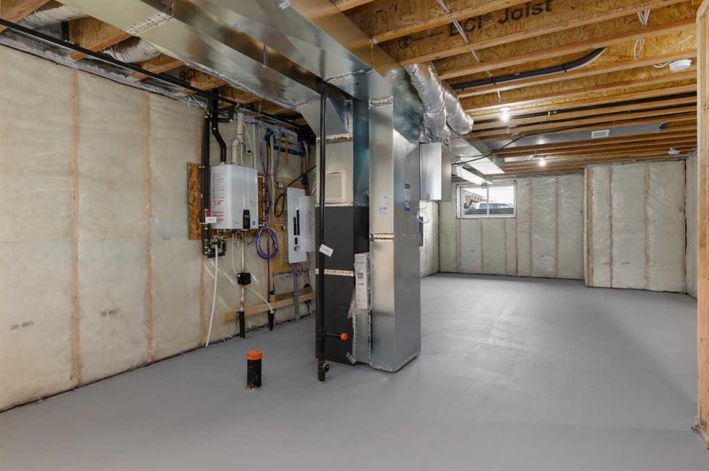 545 Bridgeport Street, Chestermere, AB - Indoor Photo Showing Basement