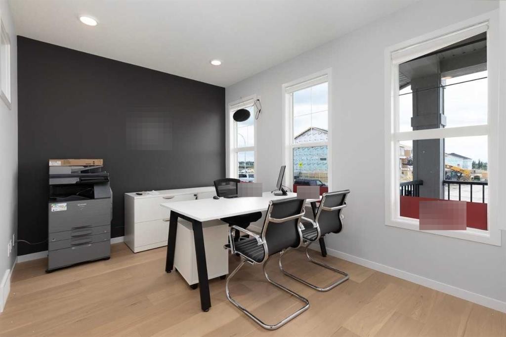 545 Bridgeport Street, Chestermere, AB - Indoor Photo Showing Office