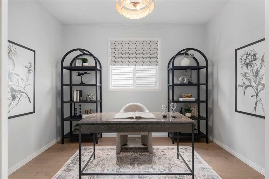 541 Bridgeport Street, Chestermere, AB - Indoor Photo Showing Office