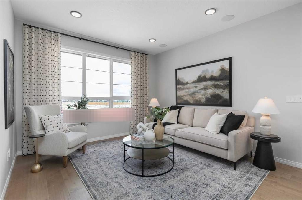 541 Bridgeport Street, Chestermere, AB - Indoor Photo Showing Living Room