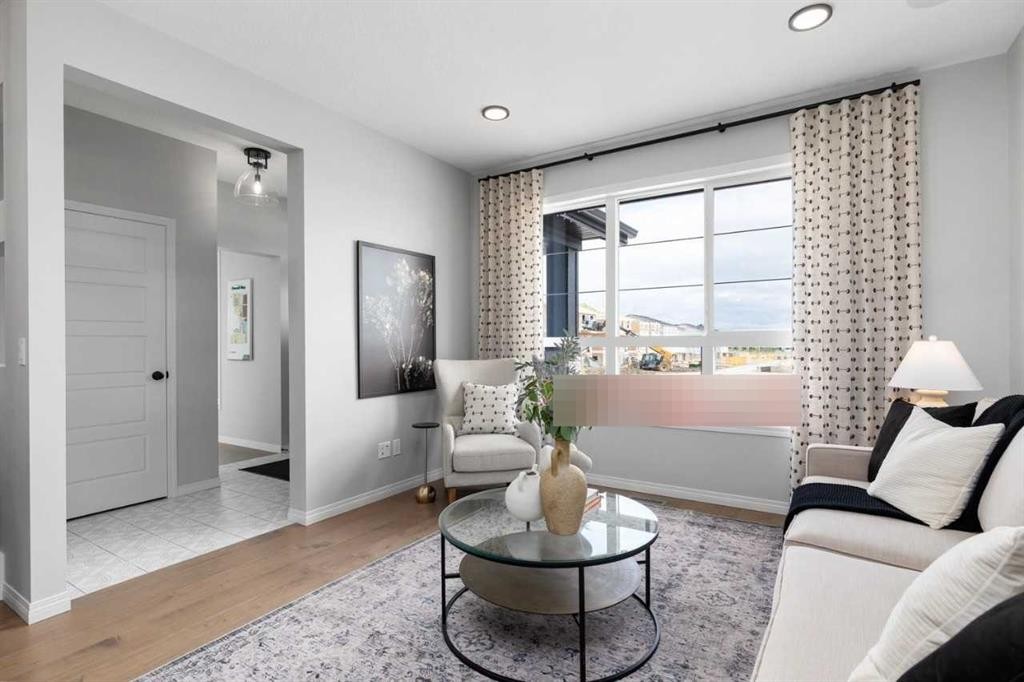 541 Bridgeport Street, Chestermere, AB - Indoor Photo Showing Living Room