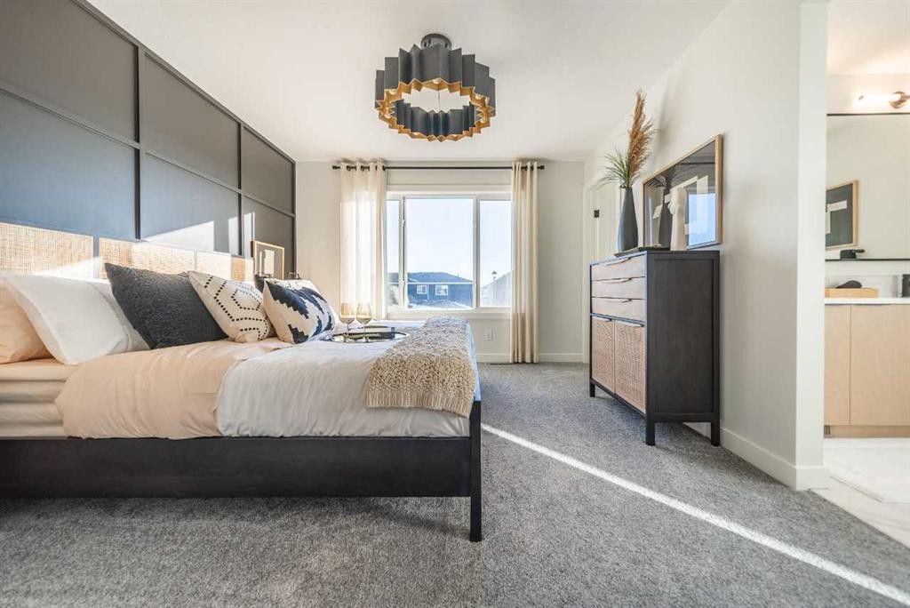 448 Lewiston Landing Ne, Calgary, AB - Indoor Photo Showing Bedroom
