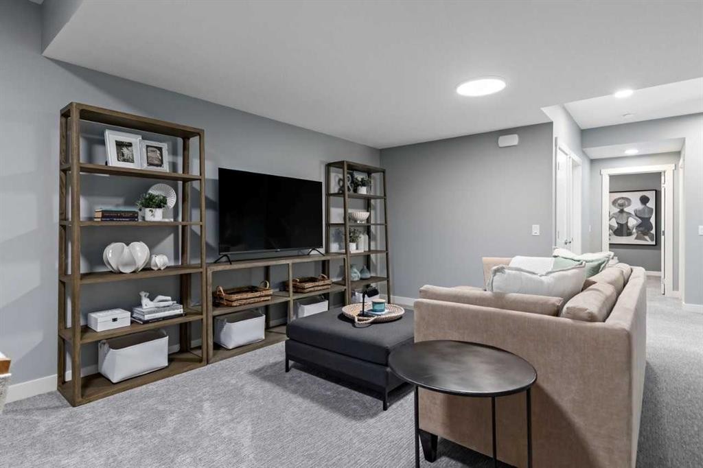 207 Huxland Path, Calgary, AB - Indoor Photo Showing Living Room