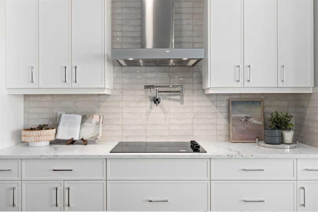 207 Huxland Path, Calgary, AB - Indoor Photo Showing Kitchen With Upgraded Kitchen