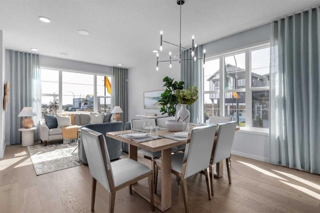 139 Huxland Road Ne, Calgary, AB - Indoor Photo Showing Dining Room