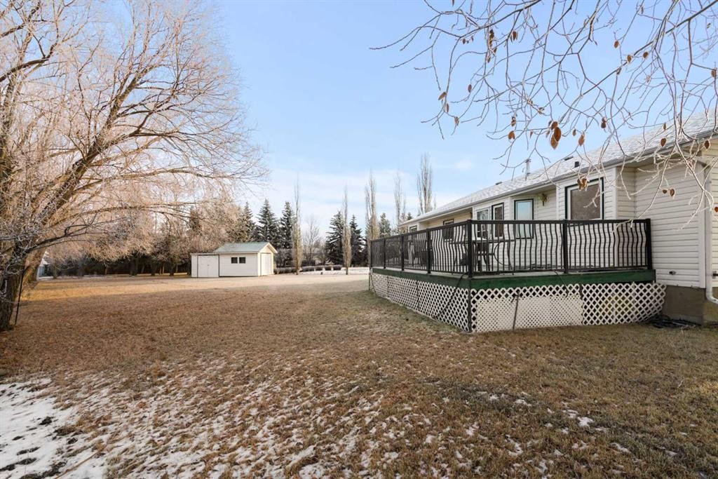 6502 55 Avenue, Camrose, AB - Outdoor With Deck Patio Veranda