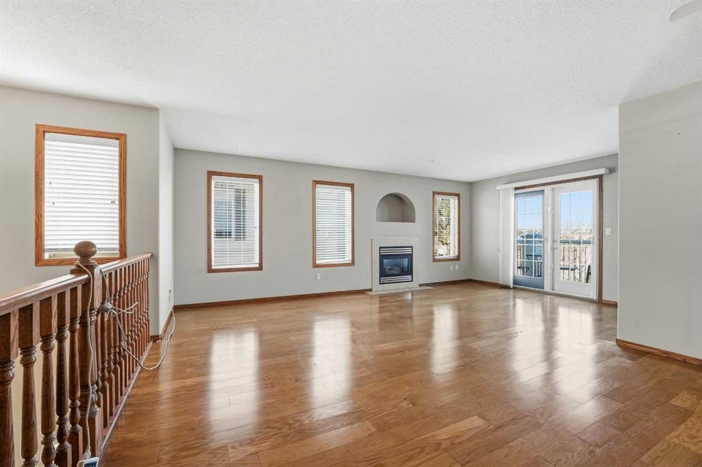 24D-32 Daines Avenue, Red Deer, AB - Indoor With Fireplace