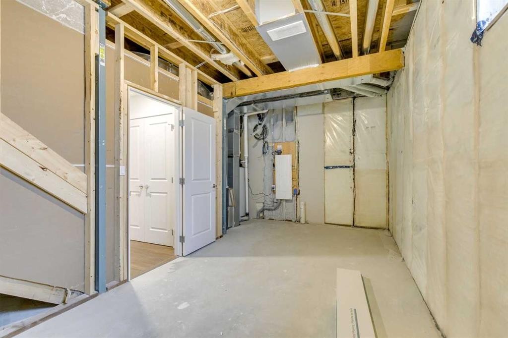 1123 Fowler Road Sw, Airdrie, AB - Indoor Photo Showing Basement