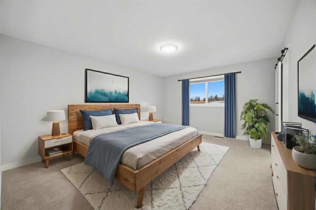 119 Crestview Boulevard, Sylvan Lake, AB - Indoor Photo Showing Bedroom