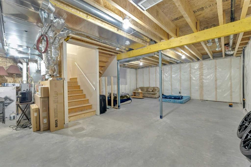119 Crestview Boulevard, Sylvan Lake, AB - Indoor Photo Showing Basement
