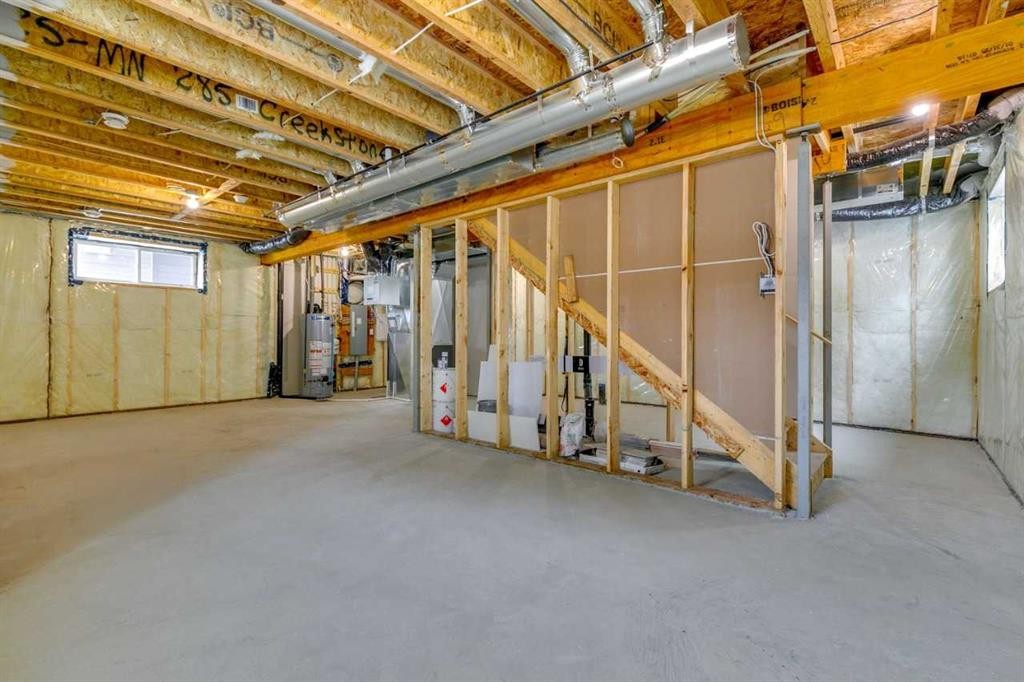 285 Creekstone Hill Sw, Calgary, AB - Indoor Photo Showing Basement