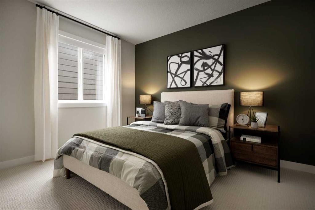 248 Verbena Common Sw, Calgary, AB - Indoor Photo Showing Bedroom