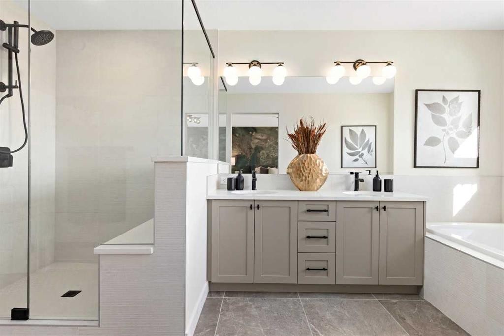 203 Huxland Path Ne, Calgary, AB - Indoor Photo Showing Bathroom