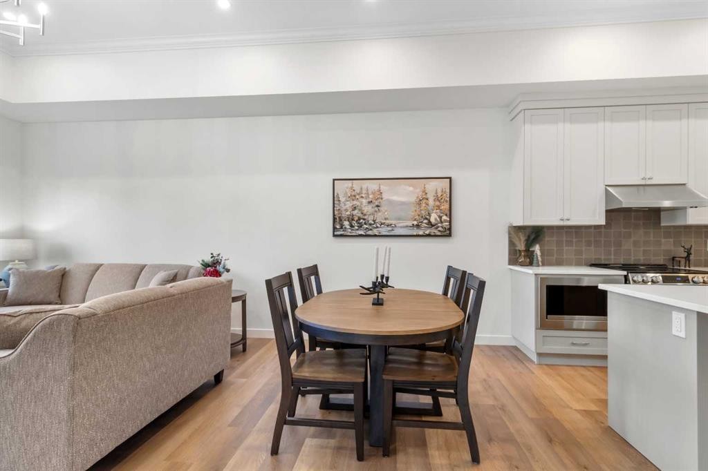 4930 Beardsley Avenue, Lacombe, AB - Indoor Photo Showing Dining Room