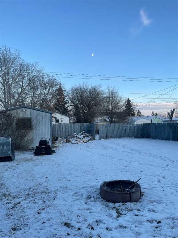 5135 49 Street, Consort, AB - Outdoor With Backyard