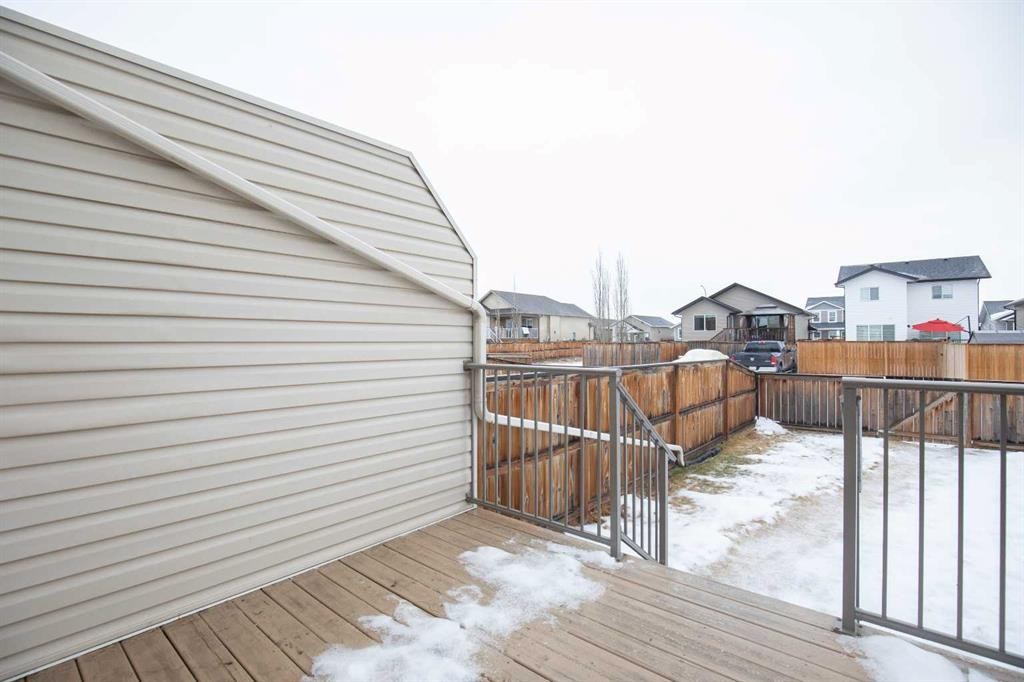 13 Crimson Court, Blackfalds, AB - Outdoor With Deck Patio Veranda With Exterior