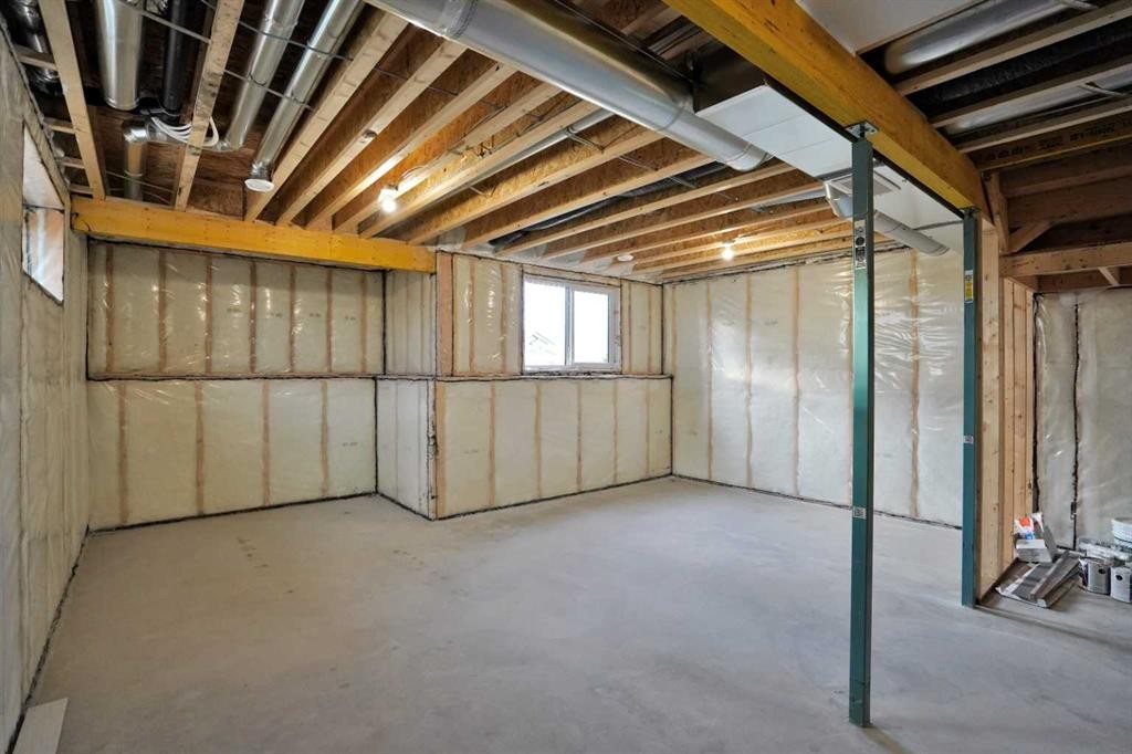 18 Palmer Circle, Blackfalds, AB - Indoor Photo Showing Basement