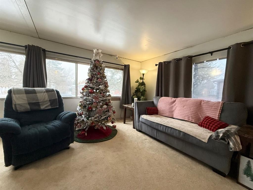 5922 Spruce Park Crescent, Stettler, AB - Indoor Photo Showing Living Room