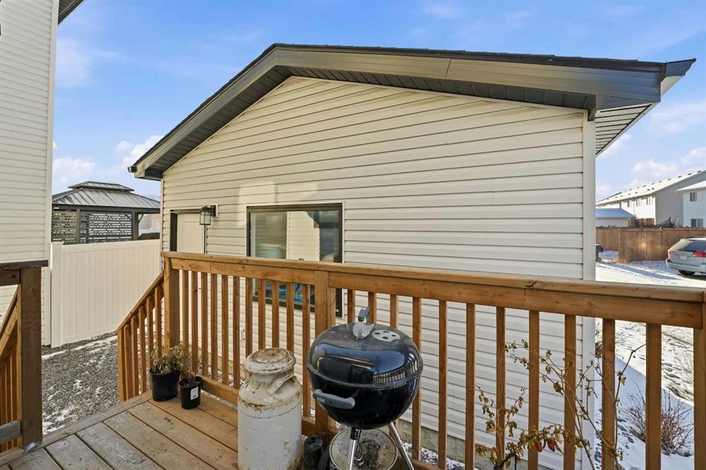 51 Lake Street, Rural Red Deer County, AB - Outdoor With Deck Patio Veranda With Exterior