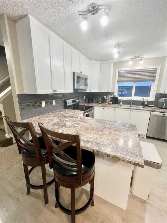 9340 211 Street Nw, Edmonton, AB - Indoor Photo Showing Kitchen With Double Sink With Upgraded Kitchen
