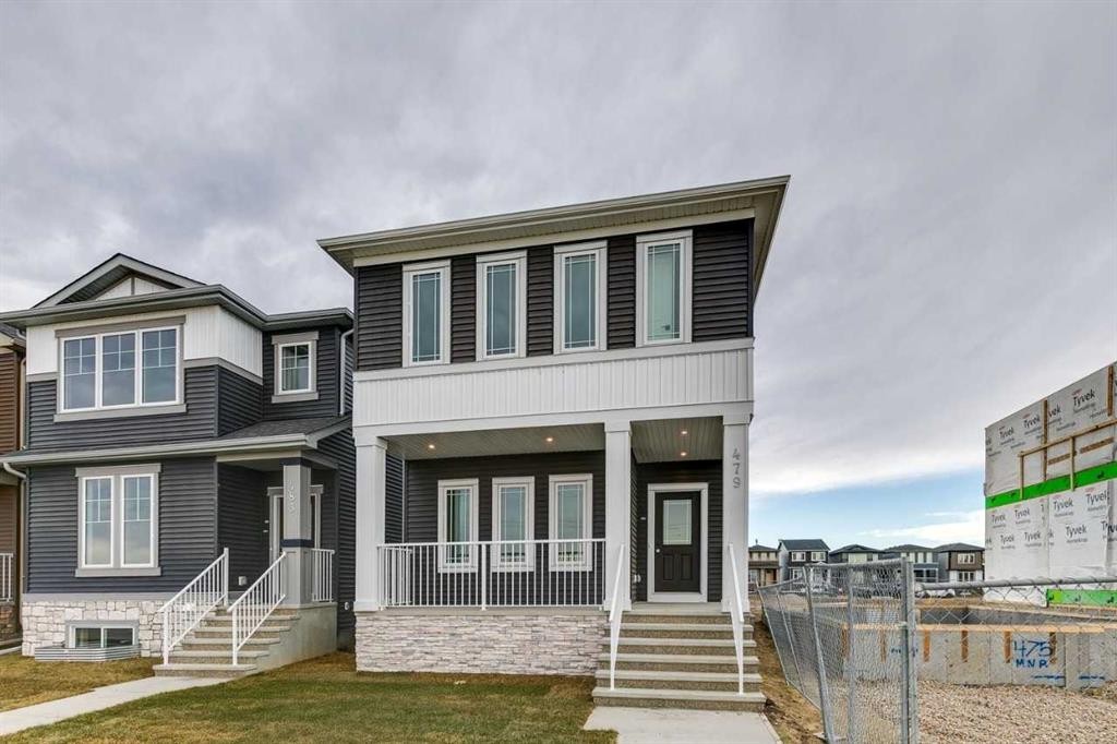 479 Hotchkiss Manor Se, Calgary, AB - Outdoor With Facade