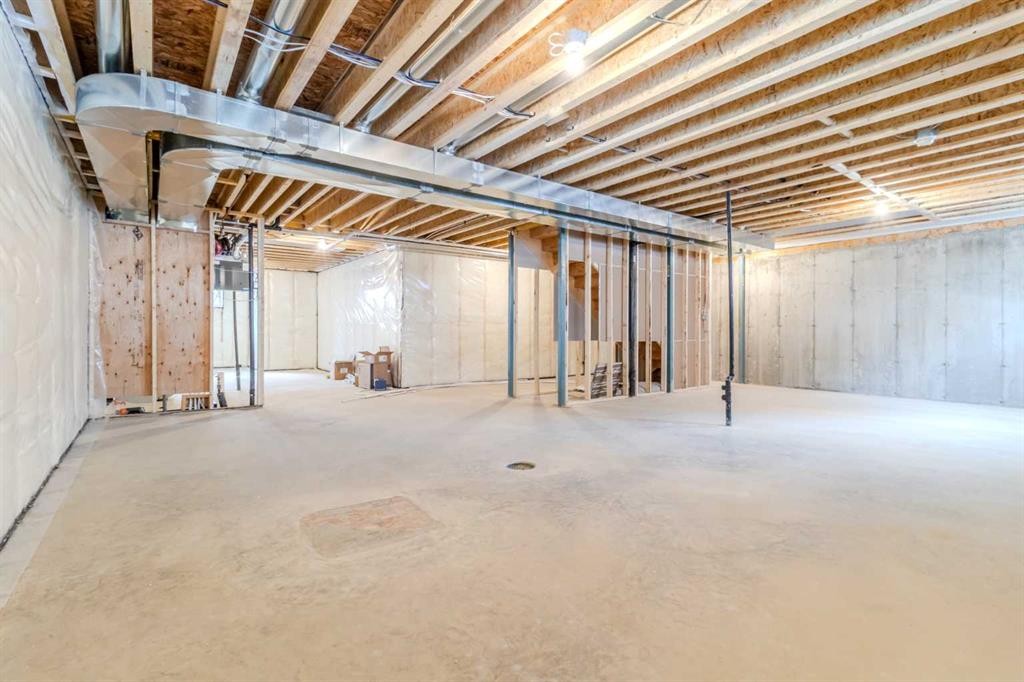 4924 Beardsley Avenue, Lacombe, AB - Indoor Photo Showing Basement