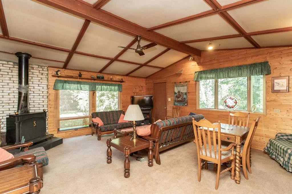 224-41124 Range Road 282 Range, Gull Lake, AB - Indoor With Fireplace