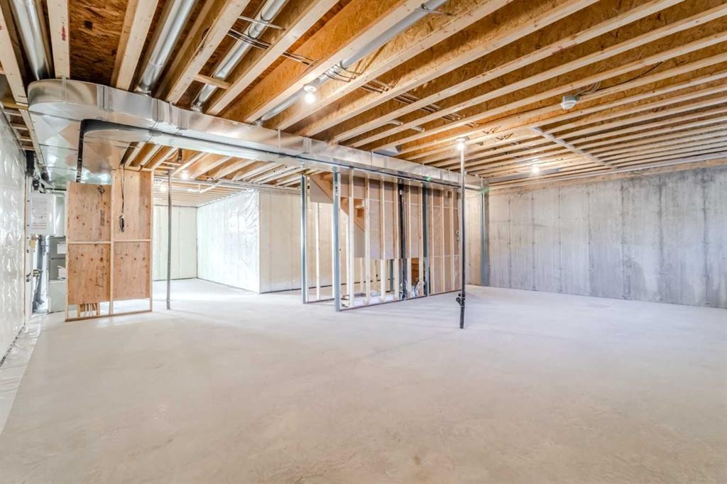 4930 Beardsley Avenue, Lacombe, AB - Indoor Photo Showing Basement