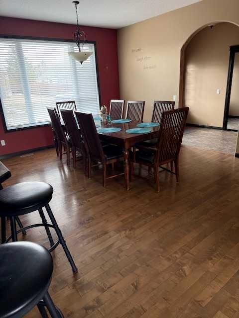 2120 18 Avenue, Delburne, AB - Indoor Photo Showing Dining Room