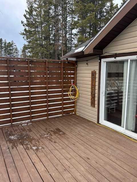 392005 6-5 Range, Rural Clearwater County, AB - Outdoor With Deck Patio Veranda With Exterior