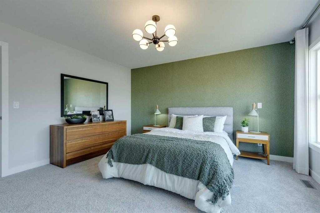 181 Mitchell Road Nw, Calgary, AB - Indoor Photo Showing Bedroom