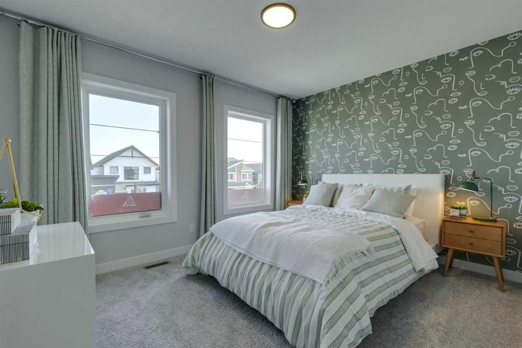 181 Mitchell Road Nw, Calgary, AB - Indoor Photo Showing Bedroom