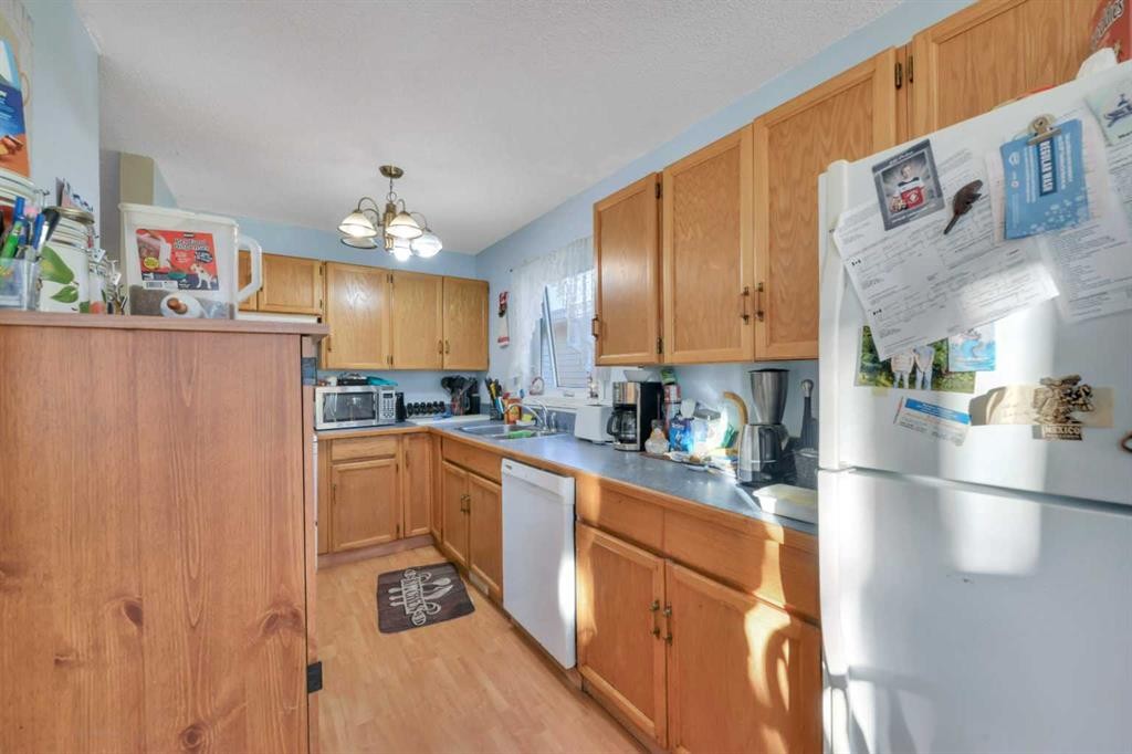 52 Roland, Red Deer, AB - Indoor Photo Showing Kitchen